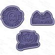 main.jpg Halloween badge cookie cutter set of 3