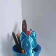171935822_881047589122027_2274916153709588139_n.jpg Fichier STL Chat dans un porte-crayon・Modèle pour impression 3D à télécharger