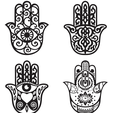2019-03-14-1.png Laser Cutting Vector Pack - 20 Hands Of Fatima