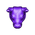 Cowhead_V1_STL.stl Clicky Animal Collection (FREE)
