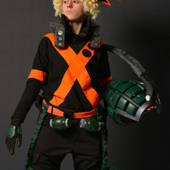 bakugo-cosplay-2.png 3D file protective collar・3D print design to download