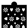 flores.jpg Part 2 Collection 12 St. Valetin's Day Stencil I all occasions