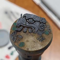 Set de ruines aztèques base 32mm (Freebie pré-soutenu)