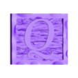 (Q) 1 Piece.stl Rustic Picture Frame Alphabet