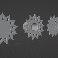 1.png STL file Drive Sprocket Set for M4 Sherman・3D printer model to download