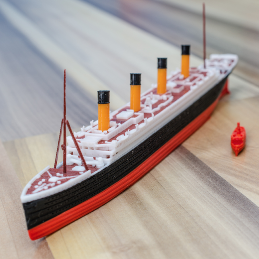 RMS TITANIC - scale 1/1000 3D model