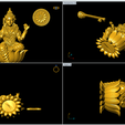 Saraswati-3D-print-Model-2-pic-4.png Saraswati Modèle d'impression 3D-2