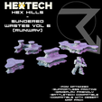 HEXTECH-Sundered-Wastes-Vol-6.png HEXTECH - Hex Hills - Desert Map Pack (Battletech Compatible)