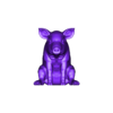 Baby pig sitting.stl Baby pig sitting 3D print model