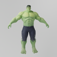 Hulk0003.png Hulk Lowpoly Rigged