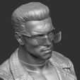 15.jpg Arnold T-800 bust with glasses for 3d print stl .2 options