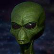 Render EXTRA.jpg Gray Alien Head Bust