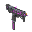 3.png Sombra Cannon Augmented Skin - Overwatch - Printable 3d model - STL + CAD bundle - Commercial Use