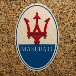 7f110b36bf9042466ca32a91ec86d72c_preview_featured.jpg Free STL file Maserati Logo Sign・3D printer design to download, MeesterEduard