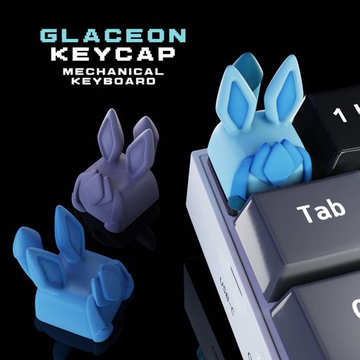 glaceon_portada.jpg Collection de Keycaps Eeveelutions Vol 2 - Clavier mécanique