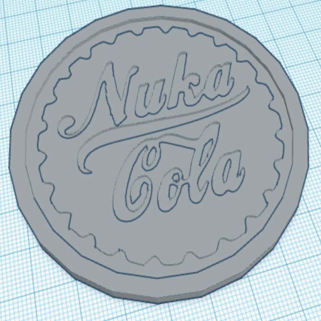1.jpg Бесплатный STL файл Fallout Nuka Cola Coaster・Шаблон для загрузки и 3D-печати, Diablo777Nemisis