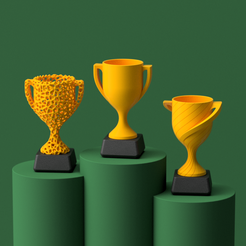 Trophy-Cup-Collection-Set.png Archivo STL gratuito Colección de copas de trofeos・Design para impresora 3D para descargar, flowalistik