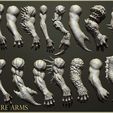 1.jpg 25 Creature arms 3D model ZTL+OBJ+STL