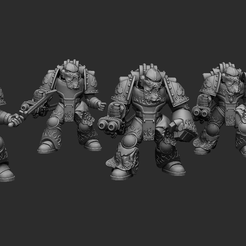 Salamanders_Pyroclast.png OBJ-Datei Pyroklastische Legion der Salamander・3D-druckbare Vorlage zum herunterladen