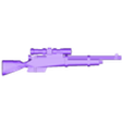 rifle.stl Rifle escala 1/10 y maletín para oruga