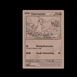 charmander1.png INITIAL TRIO OF POKEMON KANTO CHARMANDER, BULBASAUR AND SQUIRTLE POKEMON CARDS