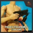 TracerTracemaker16_FS_SQ_02.jpg Descargue el archivo STL gratuito TraceMaker de Tracer (escala 1/6) de Overwatch • Objeto para impresión 3D, FunbieStudios