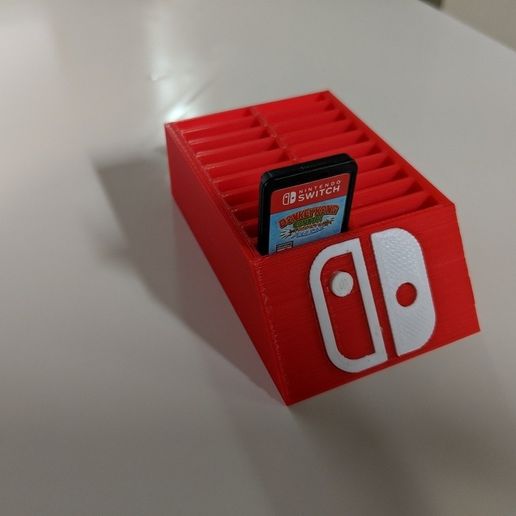Free STL file Nintendo Switch Cartridge Game Holder・Template to