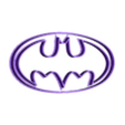 batman.stl Iconic Batman Logo 3D Cookie Cutter
