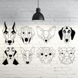 dogs copia.JPG Dogs Compilation Wall sculptures 2D