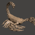 Screenshot_7.png Scorpion Ready to Sting - Voronoi Style and LowPoly Mixture Model