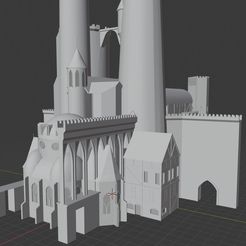 Ravenloft Keep Unimesh.JPG Archivo STL gratis Castle Ravenloft ( modelo de abanico )・Modelo de impresión 3D para descargar