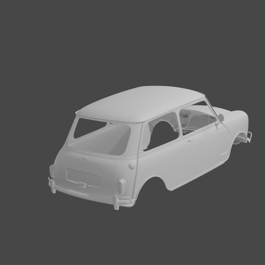 🐚 1965 Mini Cooper S RC Body Shell (1:10 Scale)・ STL File for 3D ...