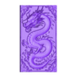 Dragon Home Decor.stl Постер с драконом Декор для дома