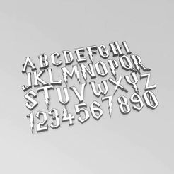 HarryLetter.jpg 3D file Harry Potter LED Letters / Letter・3D printable design to download