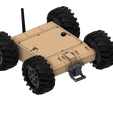 Crawler-Gripper-module-v5.png Robot drone 3D printable RC 4x4 Military crawler. (gripper module version DK kit)