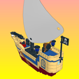 Шаблон-05.png NotLego Lego Pirate Ship Model 304