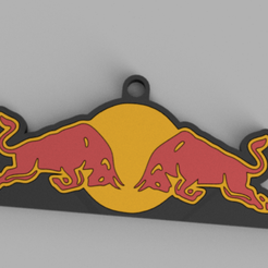 redbull.png Archivo STL Red Bull - logo・Diseño de impresora 3D para descargar