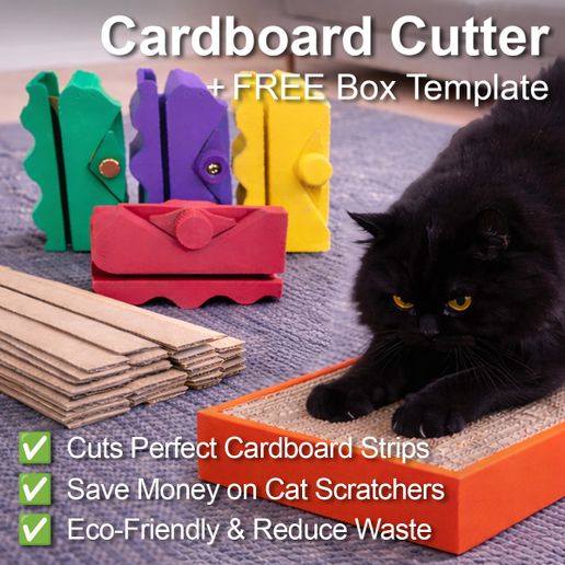 Kitty Cutter v2 – Cardboard Cutter for Cat Scratchers
