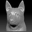 3.jpg German Shepherd head for 3D printing