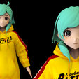 df.png ANIME CHARACTER GIRL SCULPTURE 3D PRINT MODEL 3
