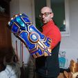 272266587_479244416927468_6527440112365177836_n.jpg OBJ file ATLAS GAUNTLET from Vi League of Legend Arcane cosplay・3D print design to download