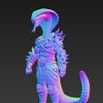 Anthropomorphic-Cobra-10.jpg Anthropomorphic Cobra Warrior Snake Man 3D Print File