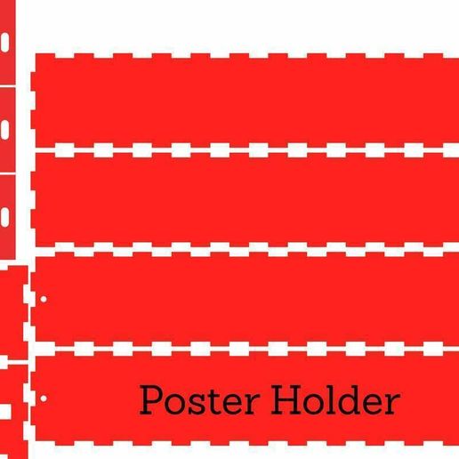 Poster_Holder_All_Parts.jpg Держатель для плакатов (лазерная резка)
