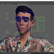 Capture7.png Cartoon Man Dancing stylized human Low-poly 3D model