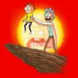 FB_IMG_16292306942836186.jpg Rick Sanchez  and Morty (lion king_style)