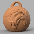cheval 1 .png horse Christmas ball