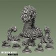 MINIATURES Fichier 3D Paquet de vers de roche・Modèle pour imprimante 3D à télécharger
