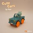 CuteCarsHippo_1.jpg Archivo 3D Cute Cars - Toda la colección・Plan imprimible en 3D para descargar, KT3Dprint