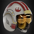 RebelPilotHelmetClassic4.png Star Wars Rebel Flight Pilot Helmet for Cosplay