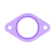 flange.obj Brida de tubo de sobrealimentación Subaru Twinscroll